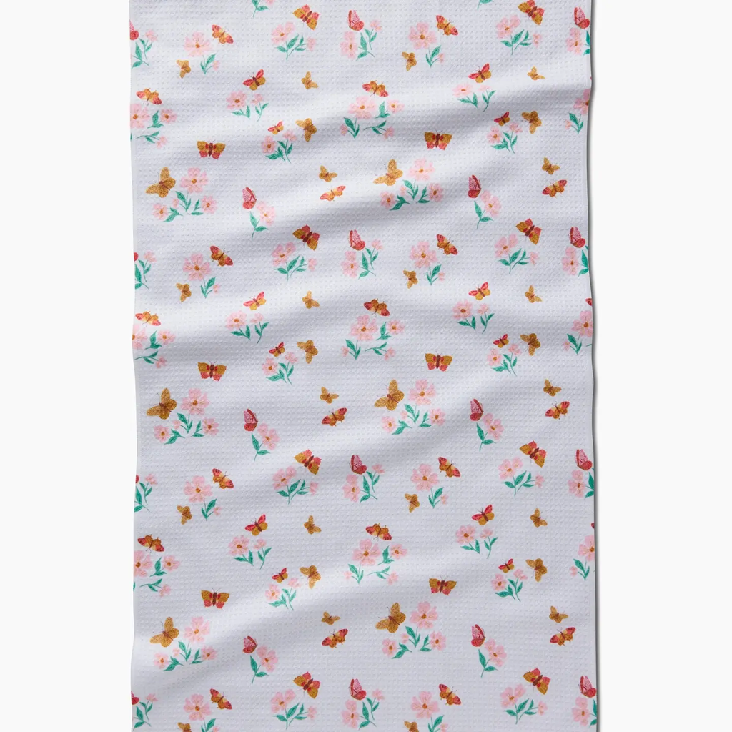 Butterfly Garden Kitchen Towel