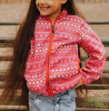 KIDS OUTERWEAR   UNISEX FLEECE JACKET  1862 ZIP FRT FLEECE JACKET - Pink
