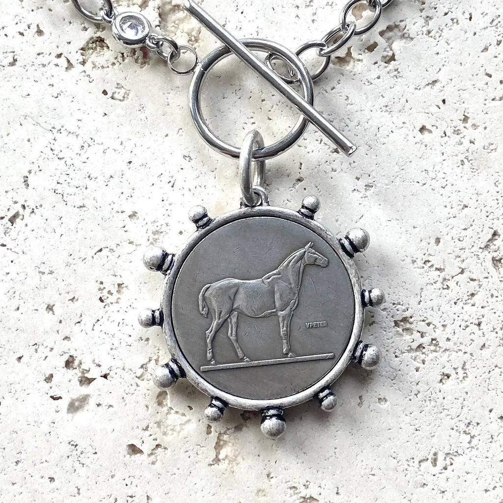 Horse Jewelry Equestrian Necklace Derby Moutain Boutique