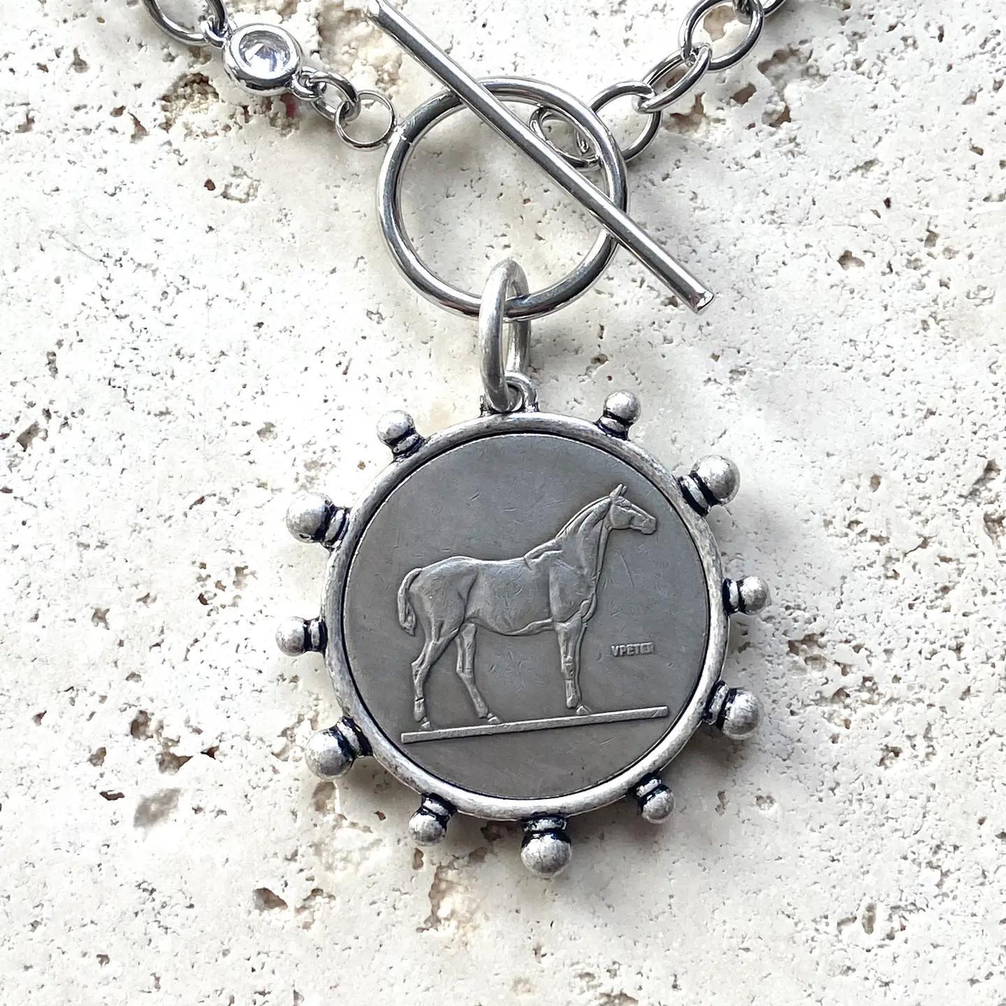 Horse Jewelry Equestrian Necklace Derby Moutain Boutique