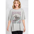RODEO WILD WEST BRONC GRAPHIC TEE - MINERAL GREY