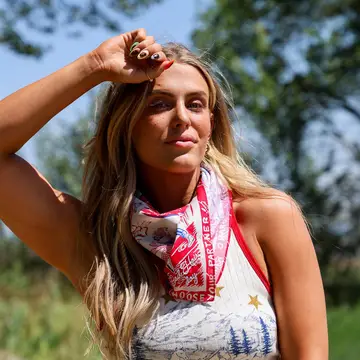 RED BAD HAIR DAY WESTERN BANDANAS