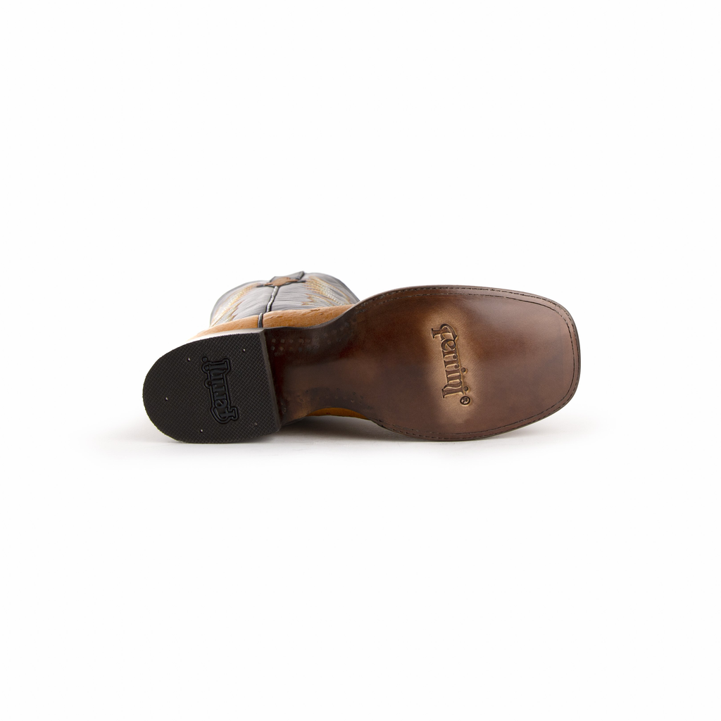 Men's Morgan Ostrich S-Toe Cognac