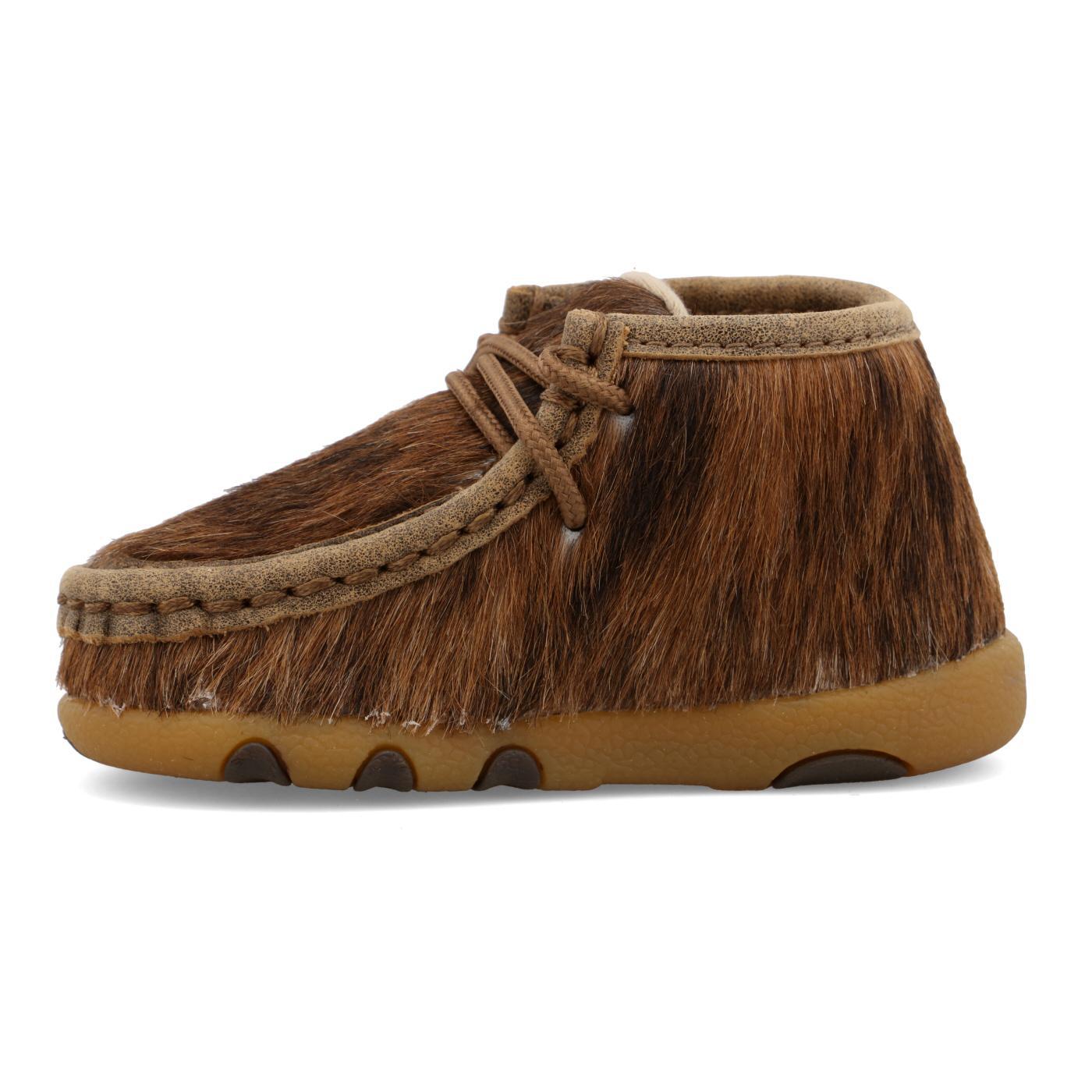 INFANT DRIVING MOCCASINS - BOMBER/LIGHT BRINDLE ICA0015