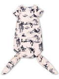 Short Sleeves Cactus Rodeo Infant Baby Gown