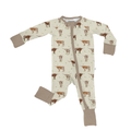 Longhorns Zip Pajamas