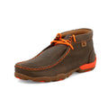 YOUTH DRIVING MOCCASINS - BOMBER/NEON ORANGE YDM0006
