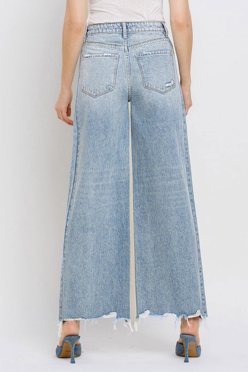 Super High Wide Leg Jeans - Insightful
