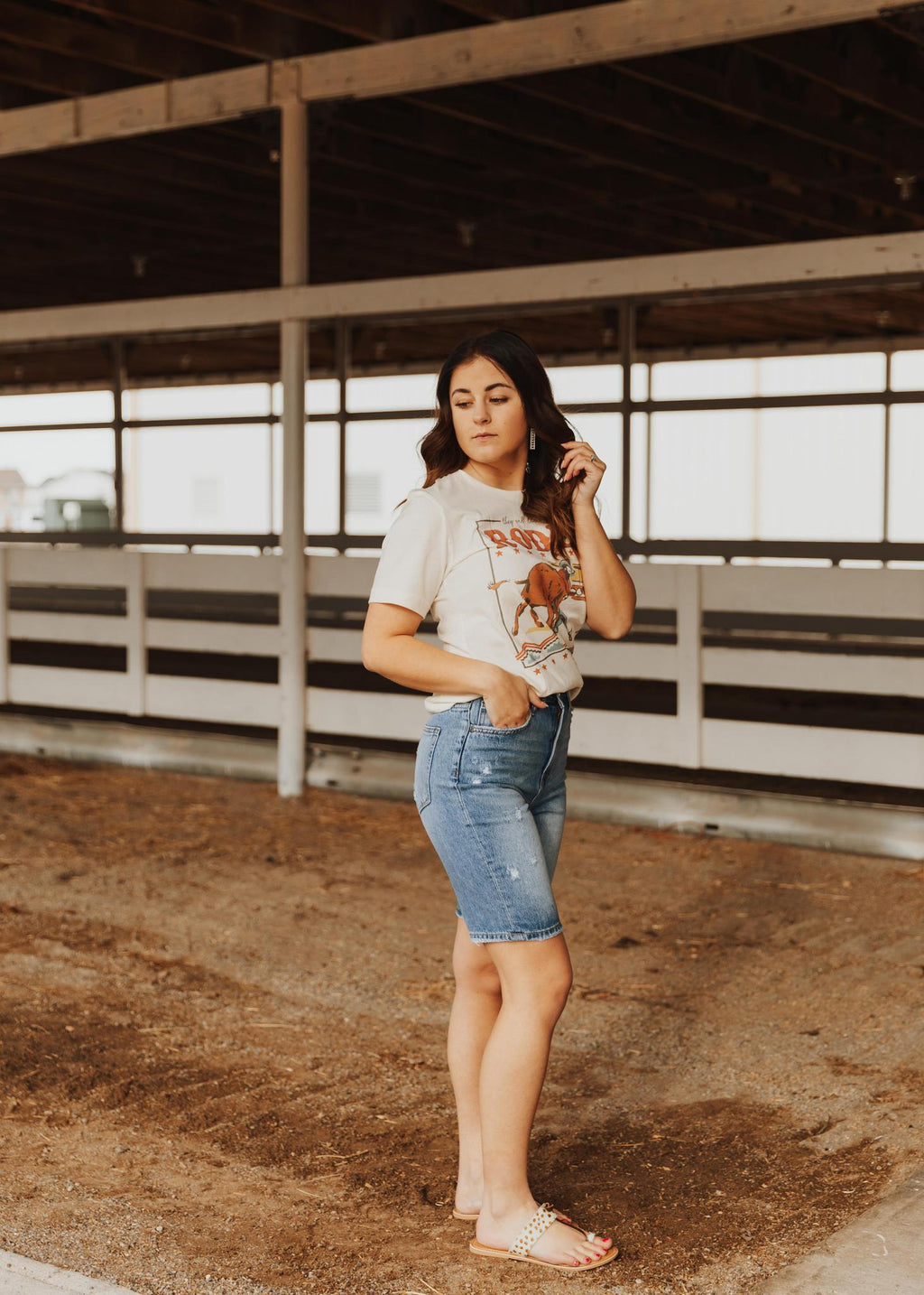 THEY CALL THE THING A RODEO GRAPHIC T SHIRT