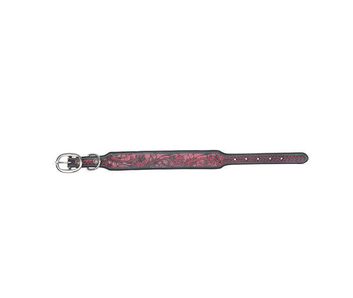 Lucky Diego Hand-tooled Dog Collar