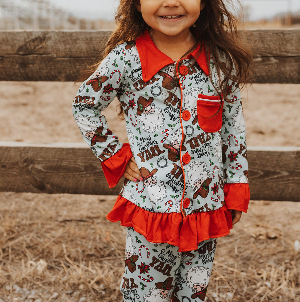 MERRY CHRISTMAS Y'ALL PAJAMA SET