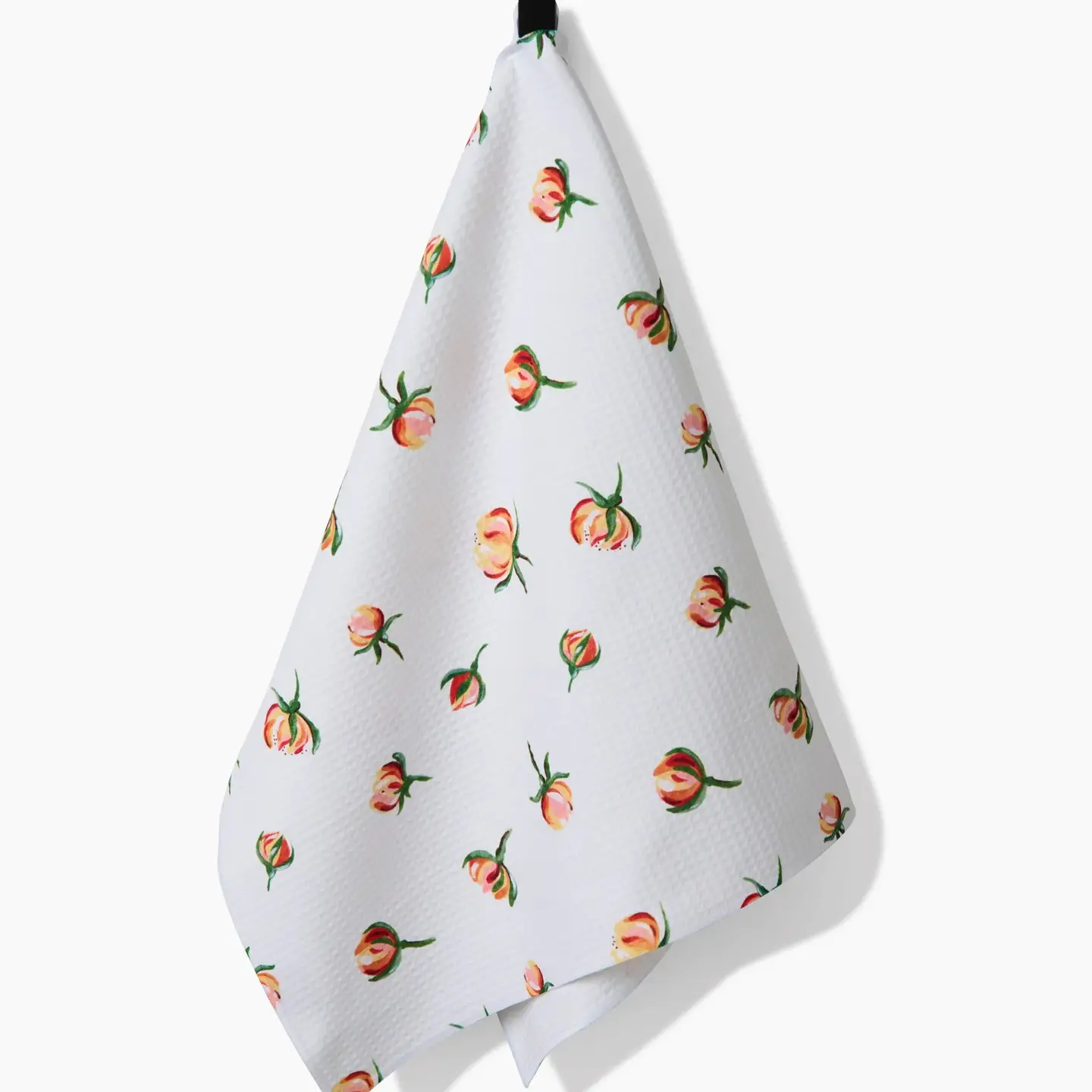 Yellow Rosebuds Luxe Hand Towel