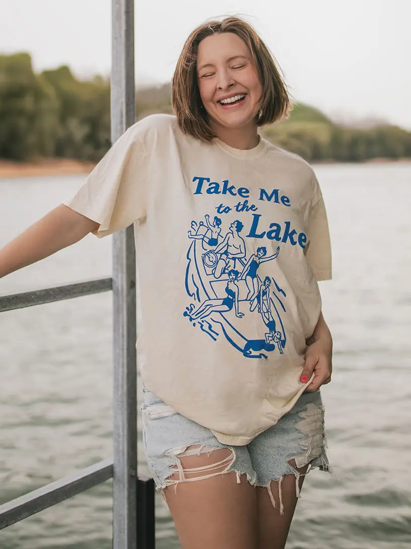 Take Me To the Lake Tee X Jo Johnson