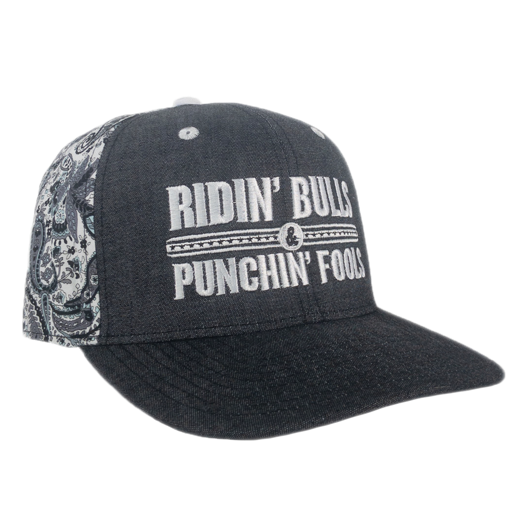 RIDIN' BULLS & PUNCHIN' FOOLS BANDANA FLATBILL