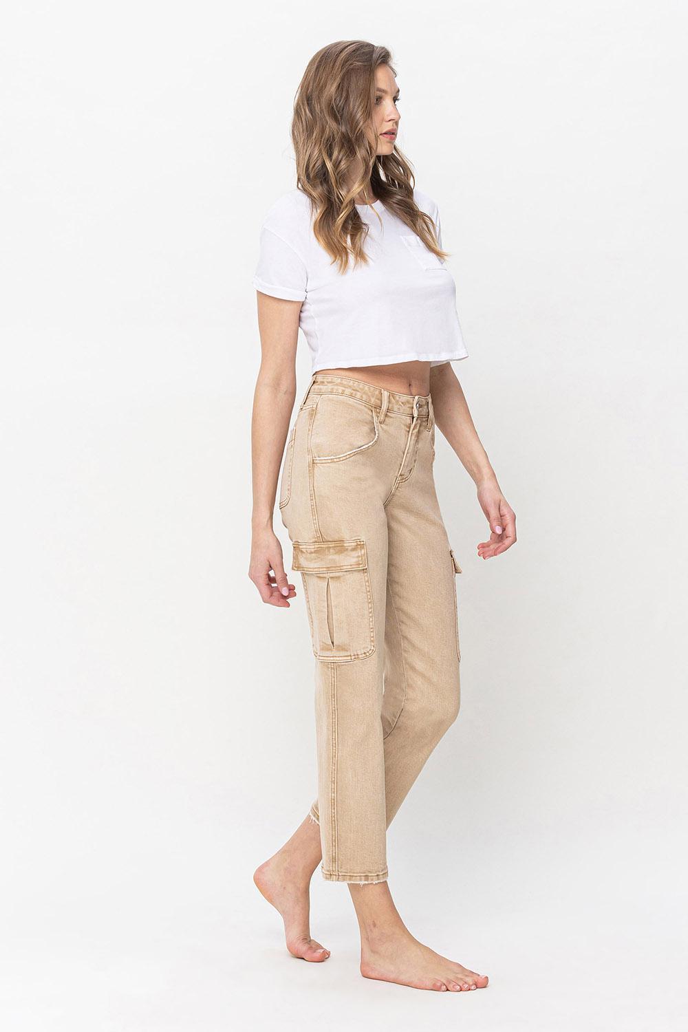 HIGH RISE RELAXED STRAIGHT CARGO - DIXIE INSTRUCTIVE