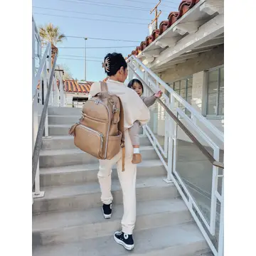 Chai Latte Boss Plus™ Backpack Diaper Bag