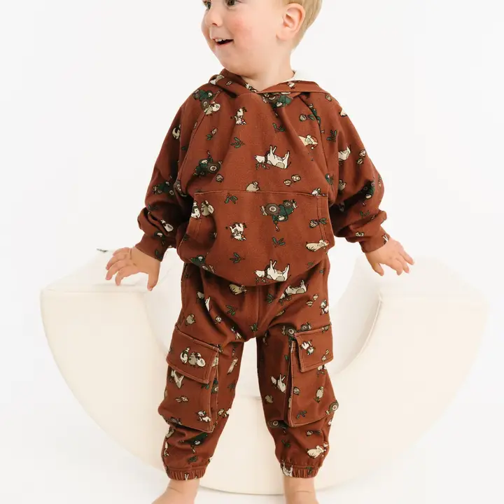 Christmas Farm Cargo Hoodie Set