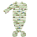 Farm Stripes Knotted Gown