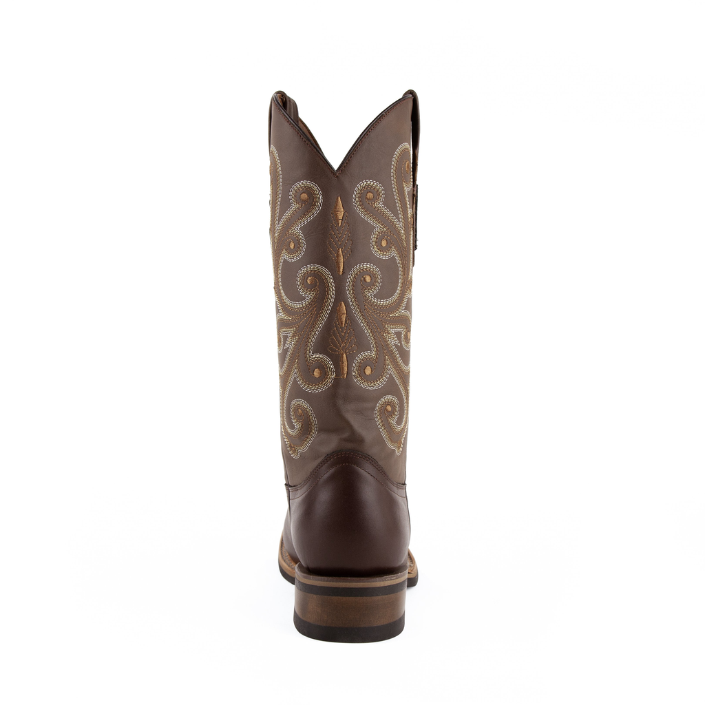 Men's French Calf Chocolate S-Toe