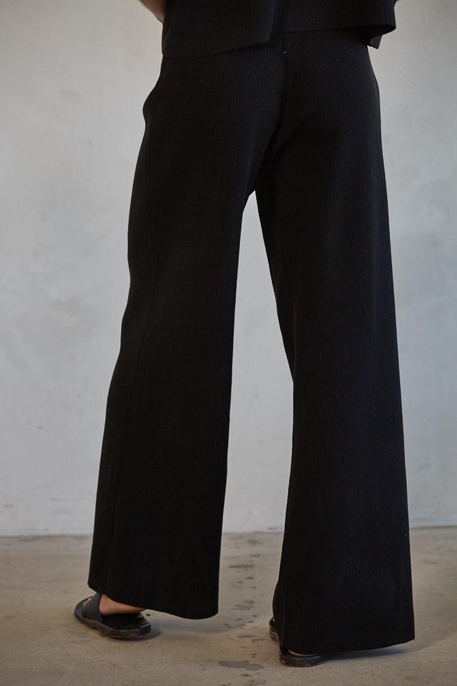 Knit Sweater Wide Leg Pants