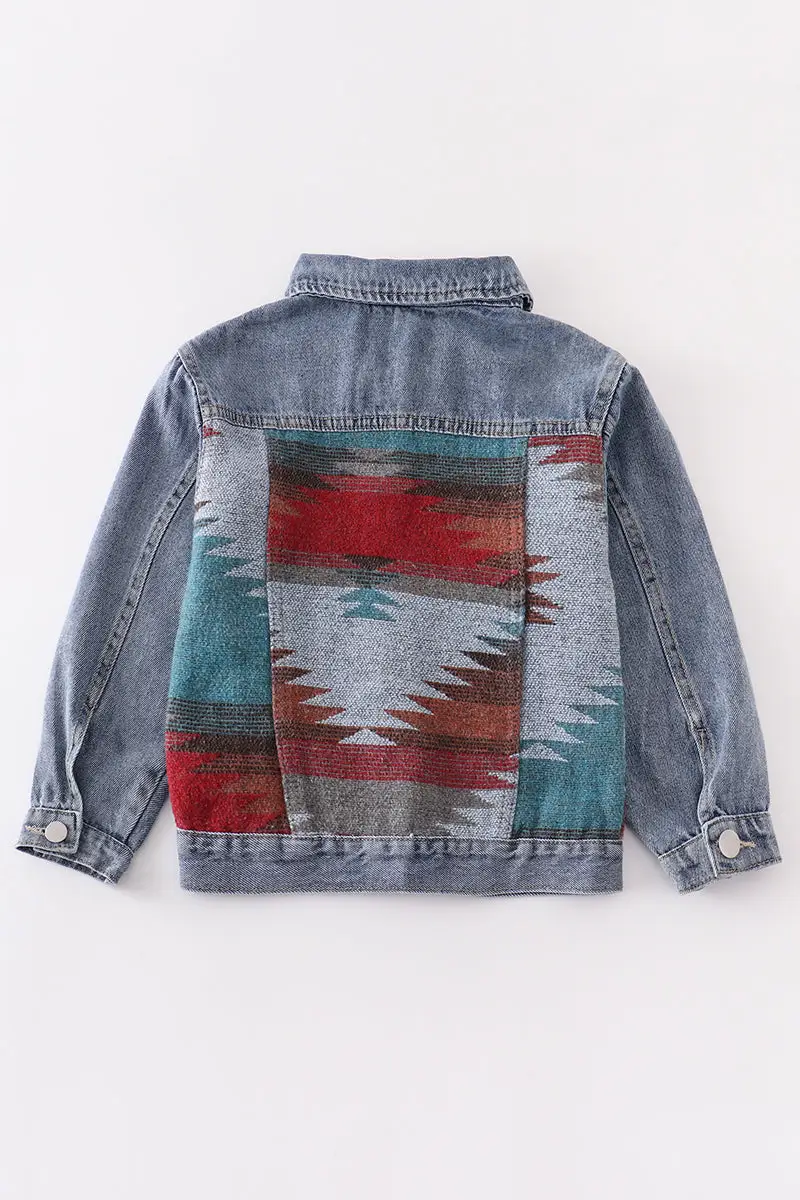 AZTEC DENIM JACKET