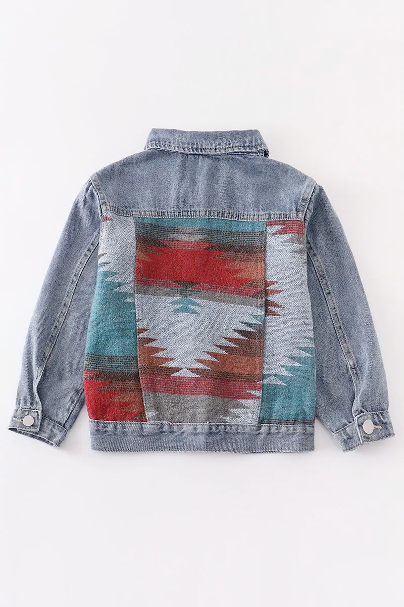 AZTEC DENIM JACKET