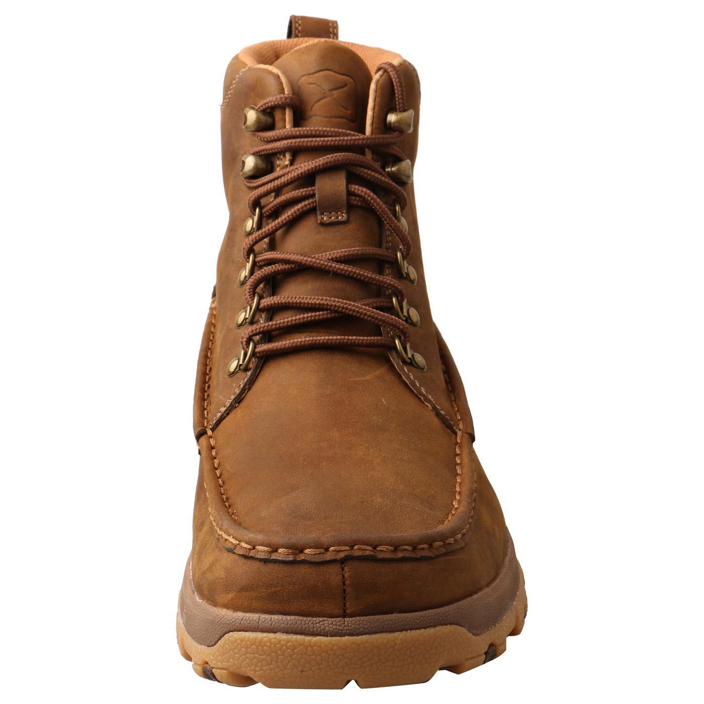 6" Driving Moc Hiker - Distressed Saddle MXC0011