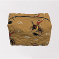 Lazy J Gold Makeup Bag - Large