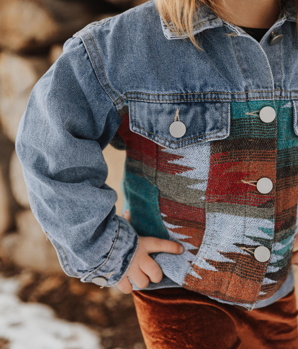 AZTEC DENIM JACKET