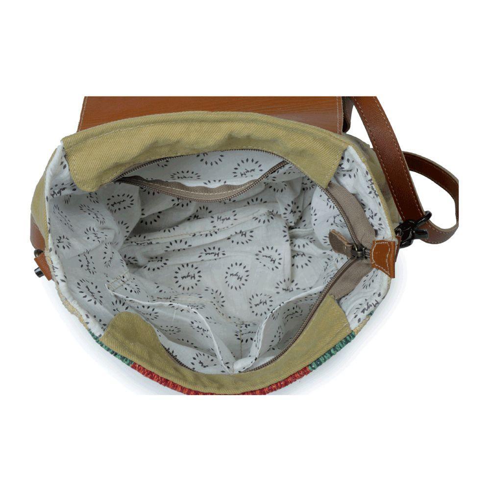 Myra Embossed Scarlet Hand-Tooled Bags - S-3302