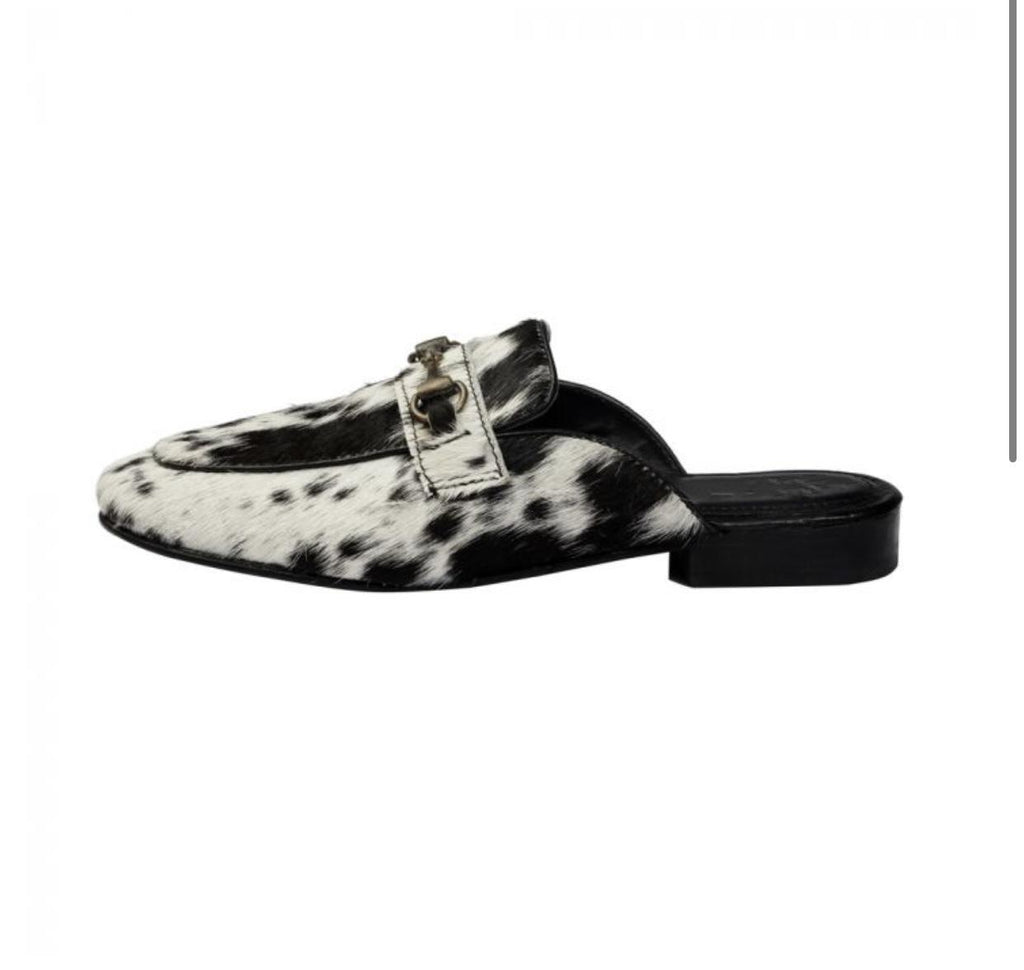 COWHIDE HORSEBIT MULES