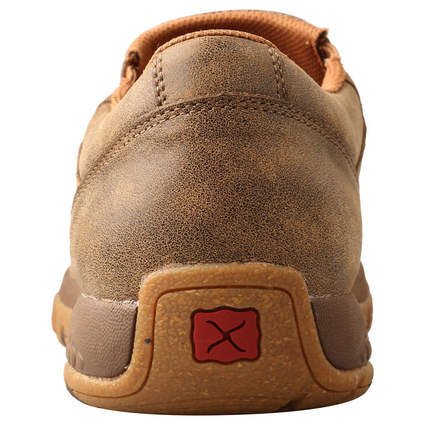 MENS SLIP ON DRIVING MOC - BOMBER/BRINDLE MXC0009
