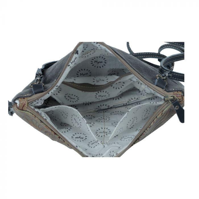 Myra Regal Handbag Canvas & Hairon Bags - S-3373