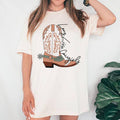 LONG LIVE COWGIRLS  GRAPHIC TOP - SOFT CREAM