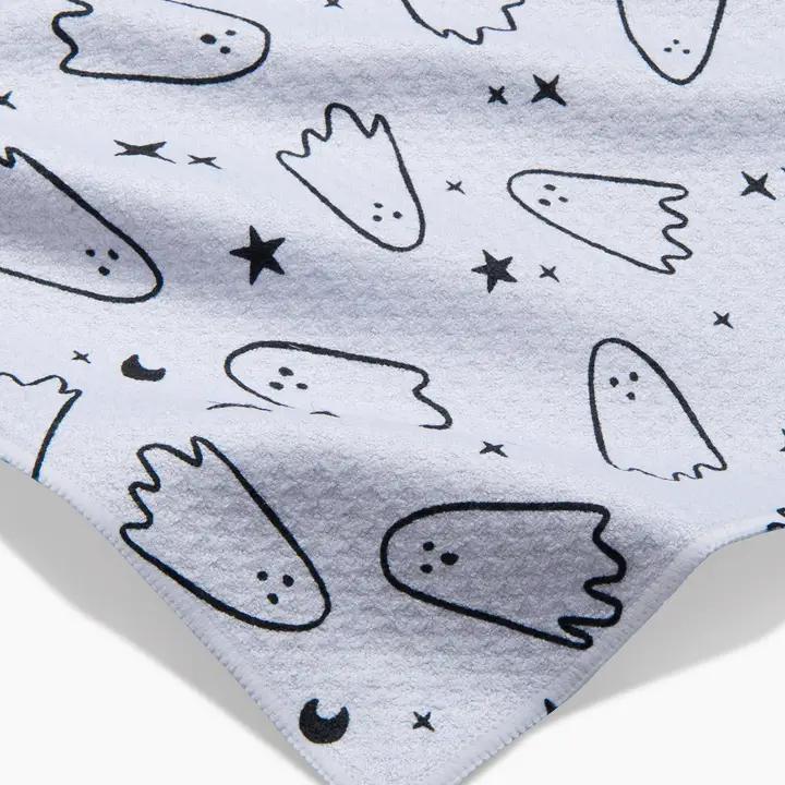 Space Ghosts Outline Tea Towel