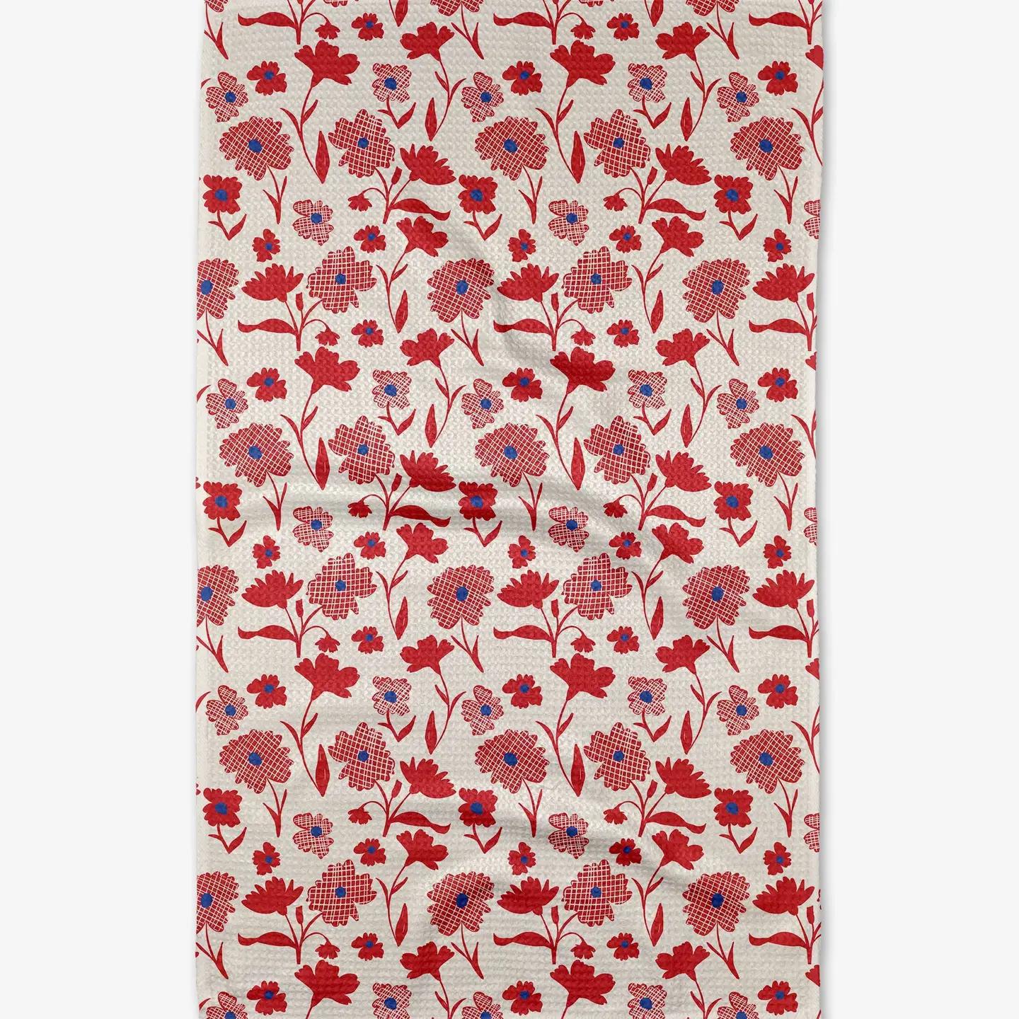 Carmine Tea Towel