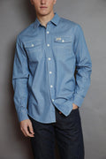 KIMES RANCH MEN'S LIZZIE CHAMBRAY - BLUE DENIM