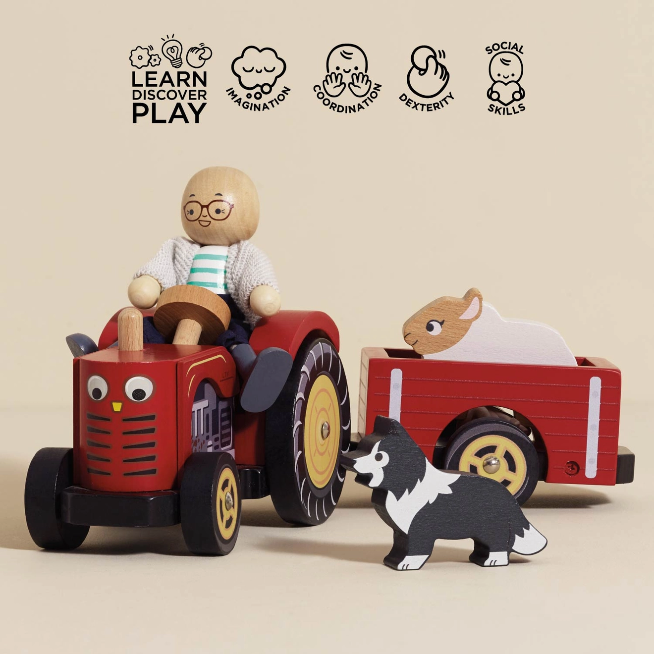 Farmyard Tractor & Trailer