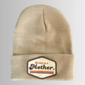 Retro Strong As A Mother® Patch Beanie - Camel