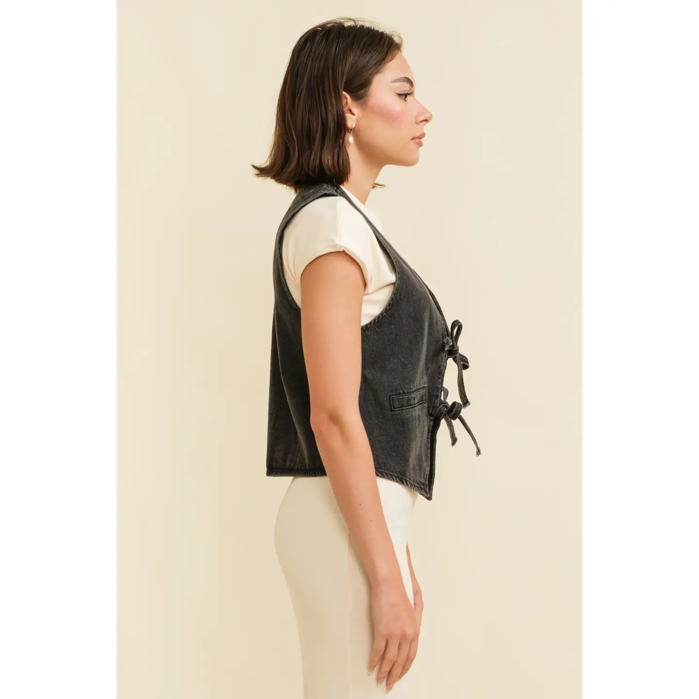 Double Knot Vest - Black