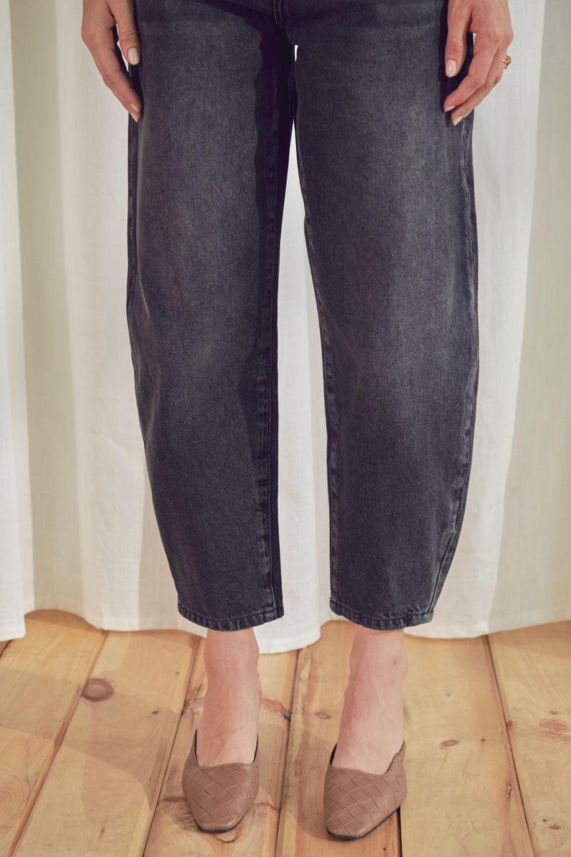 ULTRA HIGH RISE BALLOON JEAN - GRANITE