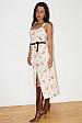 RODEO MAXI SKIRT WITH FRONT SLIT - CREAM