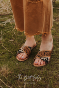 Chappy Western Hand-Tooled Sandals - S-6914