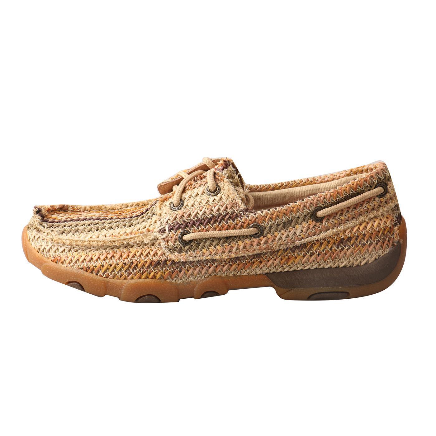 WOMENS BOAT SHOE DRIVING MOC - MULTI PATTERN WDM0084