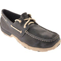 MEN'S DRIVING MOCS BOAT NAVY BLUE MDM0008