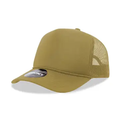 Decky 6025 - Mid Profile, 5 Panel Foam Trucker Hat - 6025 | Khaki