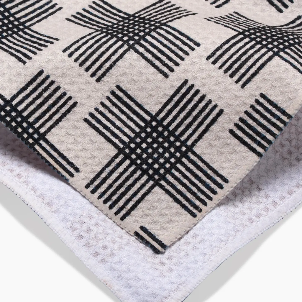 Cross Hatch Tea Towel