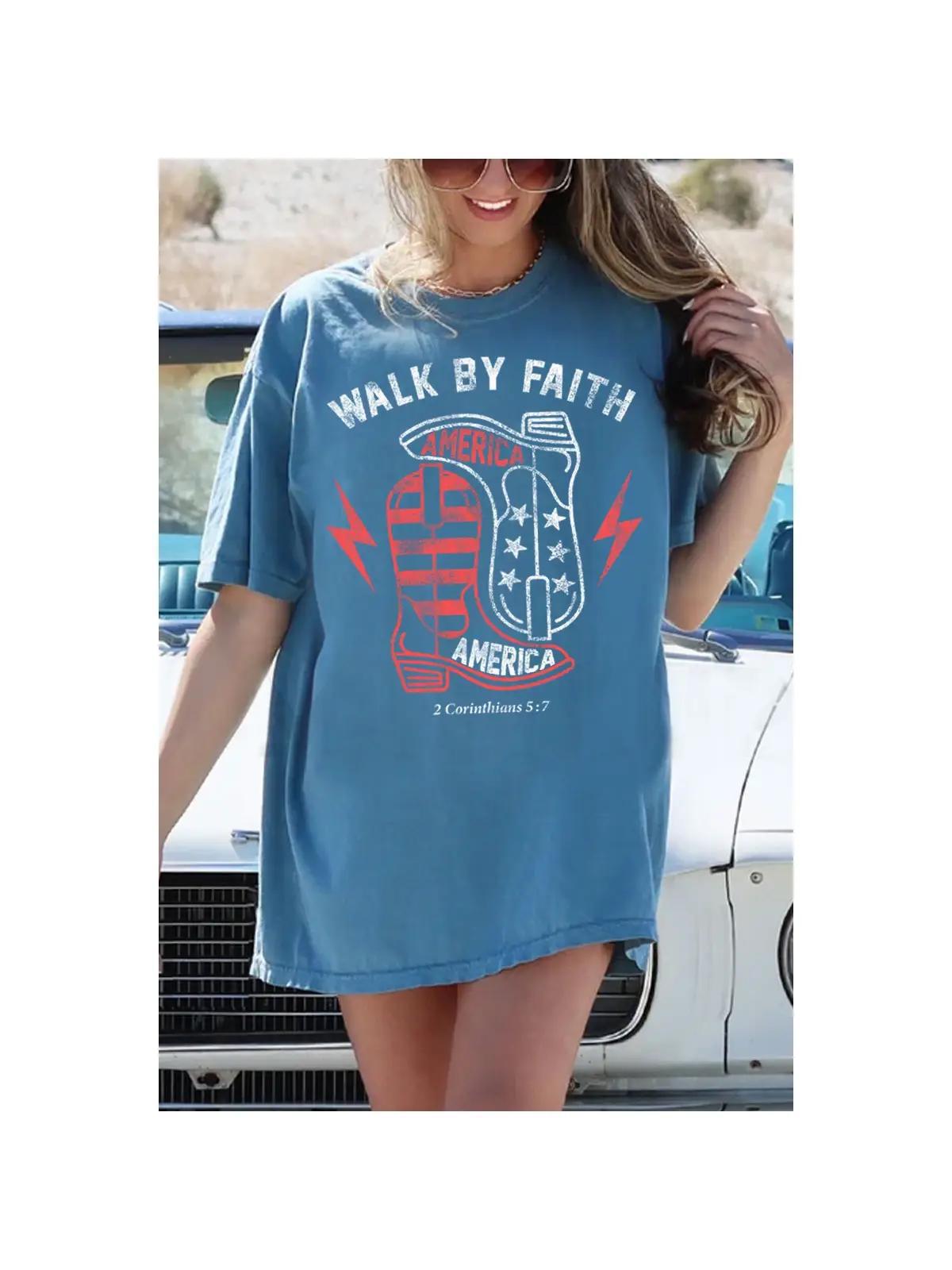 Walk By Faith Mineral Graphic Tee