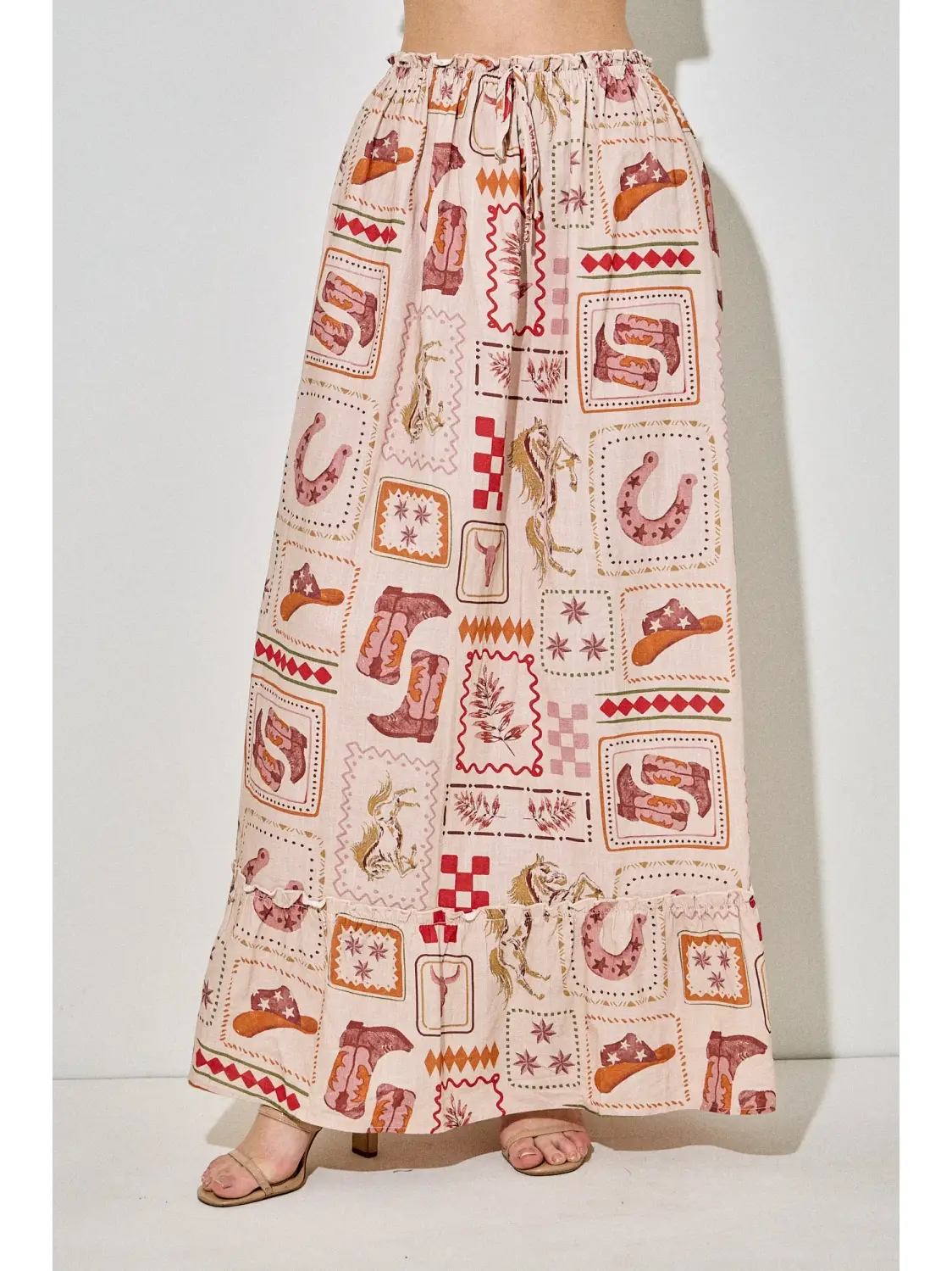 Western Maxi Skirt