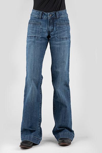 WOMENS JEAN 214 FIT TROUSER STYLE STETSON 11-054-0214-0815 BU